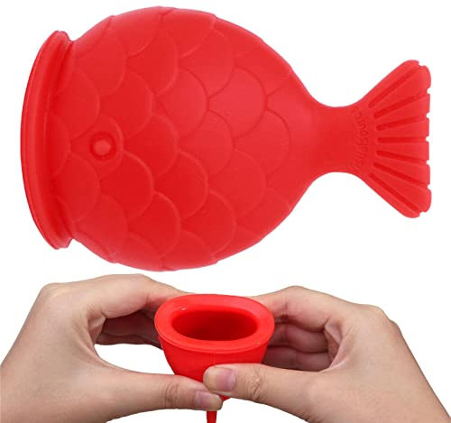 TAYSTE Lip Plumper-Gerät | Red Fish Shape Silikon-Lippenverstärker für Frauen | Lip Plumper für weibliche Schönheit, um die Lippen praller und Dicker zu Machen, Lippen-Make-up-Tool