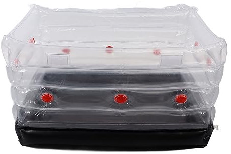 Pilzzuchtset, Aufblasbares Mushroom Monotub Kit, Atmungsaktive Wiederverwendbare Pilzzuchtbeutel Mit AbflussöFfnung Und 10 LuftanschlüSsen, GroßEs Pilzzelt FüR Zu Hause