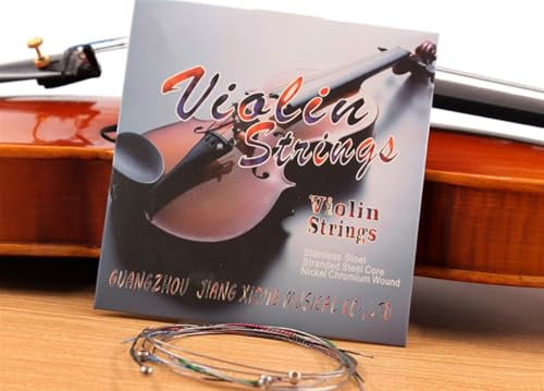 Zubehör Für Musikinstrumente Stahldraht-Geigensaiten Violinsaiten Satz Mit Vier Saiten