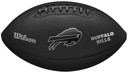 Wilson NFL Team Metallic Premiere Buffalo Bills Ball WF4015804XB, Unisex American Football Balls, Black, 9 EU