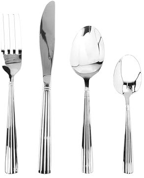 Tognana Atena, servizo 24 posate, acciaio inox, grigio