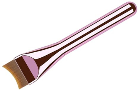 Pincel corrector inclinado en ángulo para maquillaje líquido, brocha de maquillaje facial para mezclar líquidos ultrafinos
