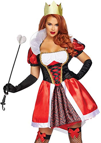 LegAvenue Wonderland Queen Fairytales red, black