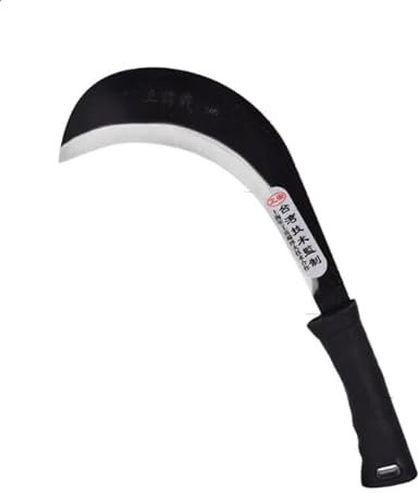 FINPAN Japanischer Unkraut Sichel Manganstahlklinge halbmondförmige Sichel 180mm No.2208