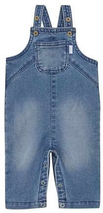 Noppies Baby Boys Denim Dungaree Seres, Blue Denim - P327, 62