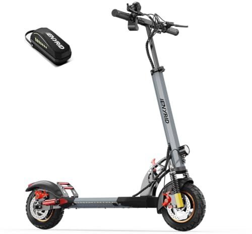 iENYRID Electric Scooter for Adults/Teens, E Scooter Powerful Fast Speed | 10 inch Tyres, Long Range, Dual Brakes Dual Suspensions, Foldable Lightweight Kick Escooter