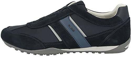 Geox Herren U Wells A Sneaker, Navy, 41 EU