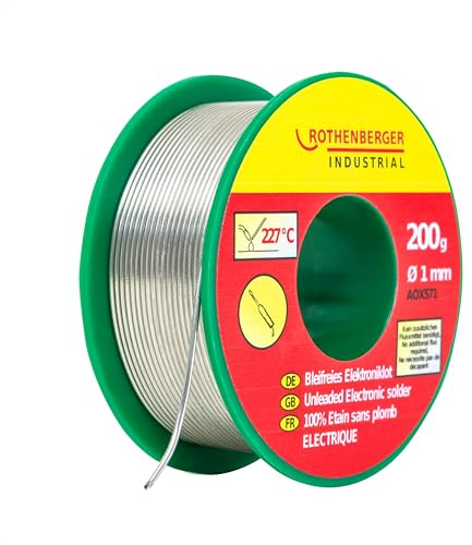 ROTHENBERGER Industrial 1000002550 - Kit electrónico sin plomo (200 g, 1 mm de diámetro)