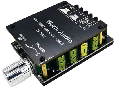 DollaTek Mini HIFI Scheda amplificatore di potenza Bluetooth 5.0 Modulo audio stereo a doppio canale da 100 W 2.0 ad alta potenza