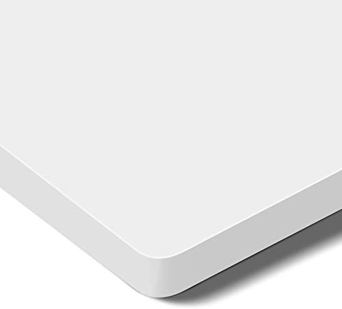 FLEXISPOT Tischplatte 120x80 cm, 25 mm stark – Einteilige Schreibtischplatte, DIY Bürotischplatte – Ideal für höhenverstellbare Schreibtische (Weiß)