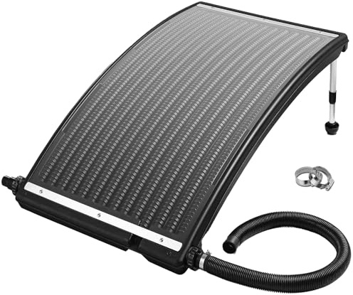 Mauk® Solar Poolheizung Komplettset | Poolheizer Solarkollektor 10000 L/h - 112x66x14cm Sonnenkollektor für Swimming Pool, Whirlpool, Spa