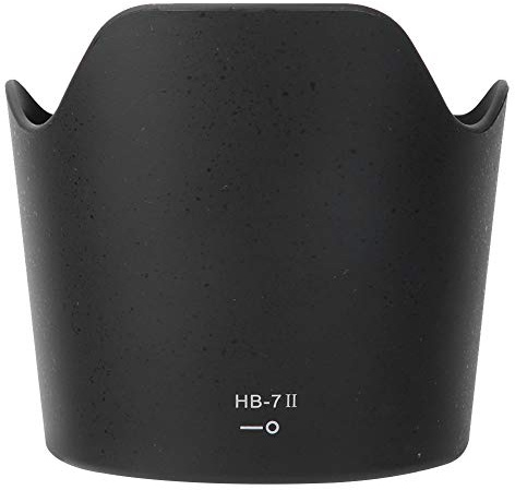 Keenso Pare-Soleil HB-7II pour Objectifs AF 80-200 Mm F/2.8 D Ed, Monture en Plastique Noir Durable pour la Prévention de L'éblouissement et la Protection des Objectifs, adapté à la Photographie de