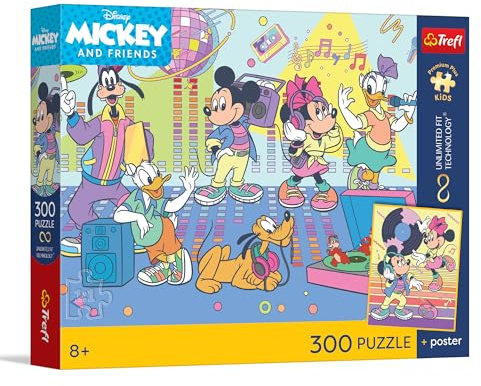 Trefl – Un'avventura emozionante – 300 pezzi – Puzzle colorati con personaggi delle fiabe, da comporre, poster esclusivo incluso, divertimento per bambini dagli 8 anni in su