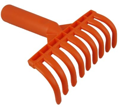 Waoclowr olivräknehuvuden 9-tandade räfsa multifunktion plastskopa räfsa oliv peka trädgårdsredskap innerdiameter 2,5 cm