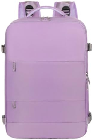 Universitet Laptopväska Bärryggsäck Extra Stor Reseryggsäck Expanderbar Flygplansgodkänd Weekendväska För Män Och Kvinnor Avslappnad Quiltad(D)