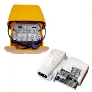 TELEVES Kit Alimentation + Amplificateur de Mat connectique Easy F'' TV TNT