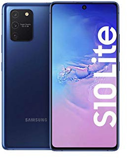 Samsung Galaxy S10 Lite Android Smartphone ohne Vertrag, 4.500 mAh Akku, Schnellldaden, 6,7 Zoll Super AMOLED Display, 128 GB/8 GB RAM, Dual SIM, Handy in blau, deutsche Version