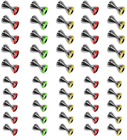 BOUTICOL 50-teiliges Fliegenbinden-Set – Hantel- und Langhantelaugen, realistische Materialien zum Fliegenfischen, lockt Köderfische und Spinnfliegen an