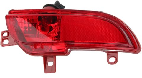 Tbest Feu Antibrouillard Arrière, Ensemble de Feux de Brouillard Arrière Gauche 6350HA Coque Rouge de Remplacement pour 206+ 2009‑2012