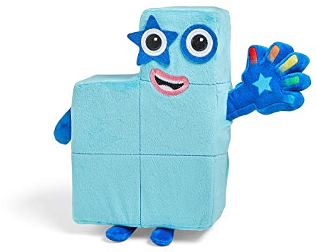 Learning Resources Sing-Along Numberblock Five Plush Interactive Toy, Ages 3–6, Counting Toy, Light-Up Hand & 12 Songs Including Theme Tune. Gifts For Kids