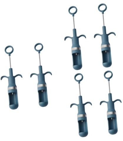 Cabilock 3 Juegos Descorazonador Cherry Pitter Herramienta Deshuesadora Desgranadora De Ciruelas Y Aceitunas Removedor De Núcleo Deshuesador Encantador Removedor De Frutas Blue 2 Piezas * 3