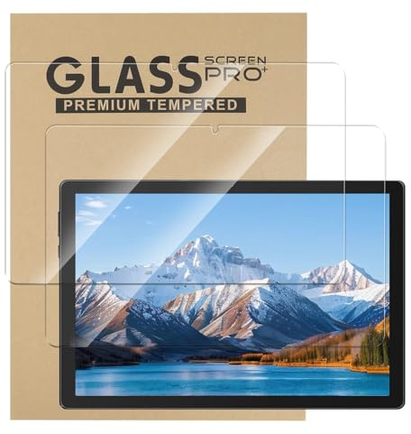 2 Pack Screen Protector for DOOGEE U9 Tablet,9H Hardness Tempered Glass,Scratch-Resistant Anti-Fingerprint, Bubble-Free HD Clear, Ultra-Thin and Touch Sensitive,Tempered Glass Film Easy Installation