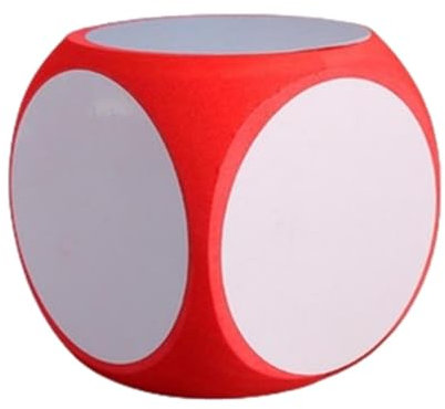 Dice Di Cancellazione A Secco In Schiuma - Grande Cubo Scrivibile, Blocco Di Giochi Di Lavagna, Dadi Di Attività In Classe | Best Present Perfect Teach Strumento, surfac Riutilizzabile Del Gioco Dive