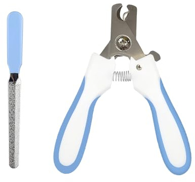 Profi Krallenschere für Hunde & Katzen – 6 Zoll (15 cm) mit Sicherheitsschutz, hochwertige Krallenpflege-Schere