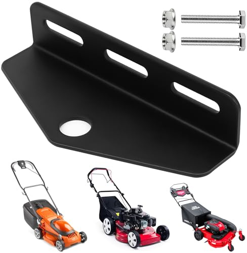1 Set Enganche de Remolque para Cortacésped, Kit de Enganche Universal Adaptador de Montaje para Remolque de Cortacésped de Giro Cero de Alta Resistencia (7,6-15,2 cm, Orificio 1,9 cm)