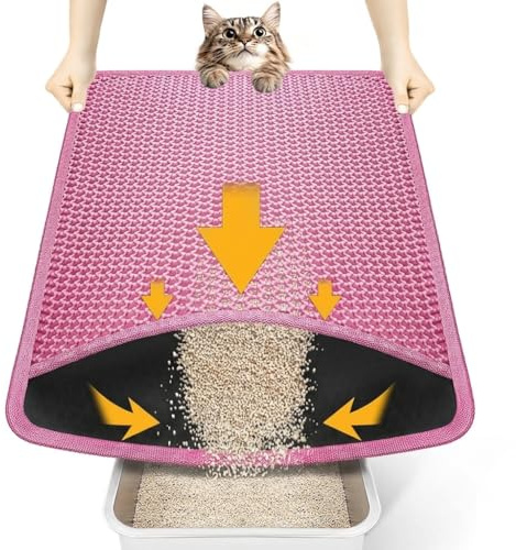 Conlun Tapis de Litière pour Chat 58x42cm