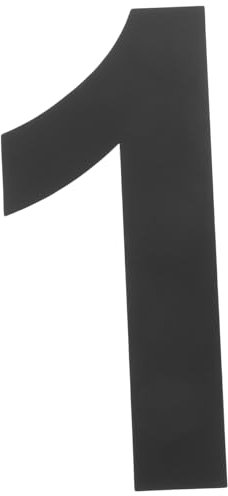 HOUDERCO Digital House Number Stainless Steel Modern Address Sign Wall Mounted Door Number Sign for Home Exterior