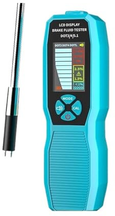 Comprobador Liquido de Frenos, Comprobador De Aceite De Freno Multifuncional, Bolígrafo De Detección De Humedad Del Líquido De Frenos De Alta Precisión, Herramienta De Reparación De Pantalla De Crista