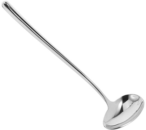 Alipis Mestolo Per Salsa Con Manico Cucchiaio Da Portata in Acciaio Inossidabile Per Sugo E Dessert Facile Da Pulire Essenziale Per La Cucina Dellhotel