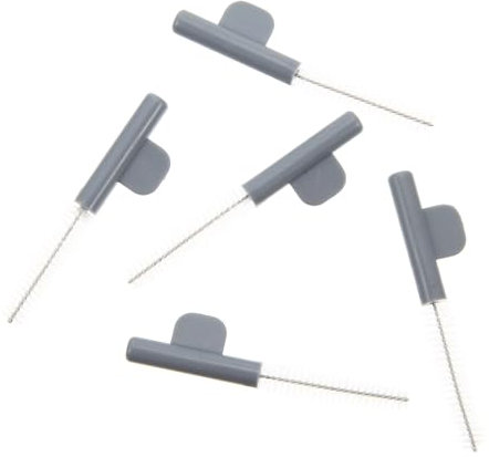 DEARMAMY 5pezzi Spazzole Per Pulizia Ausili Acustici Da Leggere e Portatili Per Tubo Ausilio Acustico Nylon Durevole Per Manutenzione e Pulizia Precisa