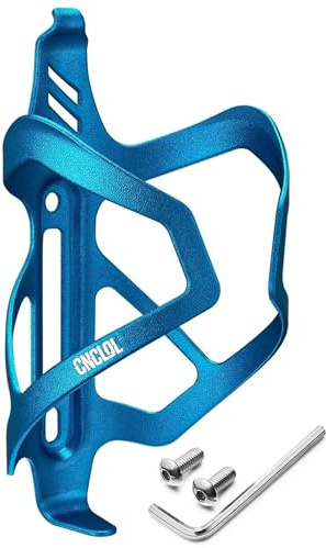 CNCLOL Portabidones de Bicicleta,Soporte Agua Bicicleta,Portabidon MTB-Aluminio Soporte Botella,Ultraligeros Portabotellas Bici para Carreteras,Montaña Porta bidón,Negro/Rojo/Azul/Naranja/Morado