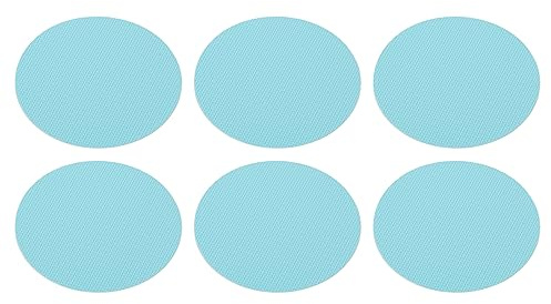 Adesivi antiscivolo per vasca da bagno adesivi per doccia antiscivolo di alta qualità adesivi adesivi per bagno di sicurezza per vasca da bagno scale doccia blu 10 x 10 cm 6 fogli