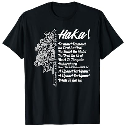 New Zealand Maori Haka T-Shirt - Ka Mate Rugby Gift T-Shirt