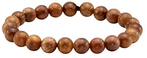 MILAKOO Jewelry Bracelet extensible en perles de bois pour homme et femme – 8 mm