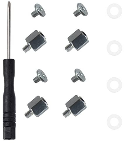 SameeHome Juego de Tornillos M.2 SSD Ngff/Nvme, Set de Tornillos y Tuerca Hexagonal para SSD