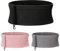 Yeria Multifunktionale Hüfttaschen Strick Hüfttasche Atmungsaktive Verdeckte Bauchtasche Laufgürtel für Handy Herren Lauftasche Damen Stylisch für Fitness Sport Wanderung (Schwarz, L)