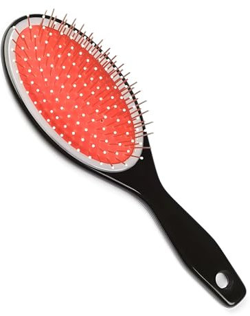 PARENCE.- Entwirrung Haarbürste - Pneumatische Bürste mit geschützten Metallborsten - 21cm