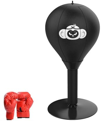 Kontorsboxningsväska - stressfri boxningsboll för kontor, sugkoppsboxningsboll | robust kontorsboxningsväska, stressfri boxningsboll för arbetsplatsen och hemmet, b