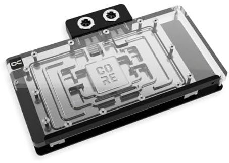 Alphacool Core Geforce RTX 5090 Solid + AMP GPU Bloque de agua con placa trasera