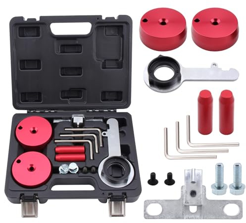 DOCAS Set di attrezzi per la regolazione del motore, per auto, per albero a camme, compatibile con Ford 2.0TDCi EcoBlue Transit S-Max 303-1637 303-1643 303-1650