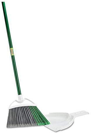 Libman Precision Angle Broom w/ Snap-on Dustpan