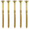 TORX 6.0 x 140 mm TX30 Holzschrauben, Senkkopf, Terrassenschrauben, 100 Stück