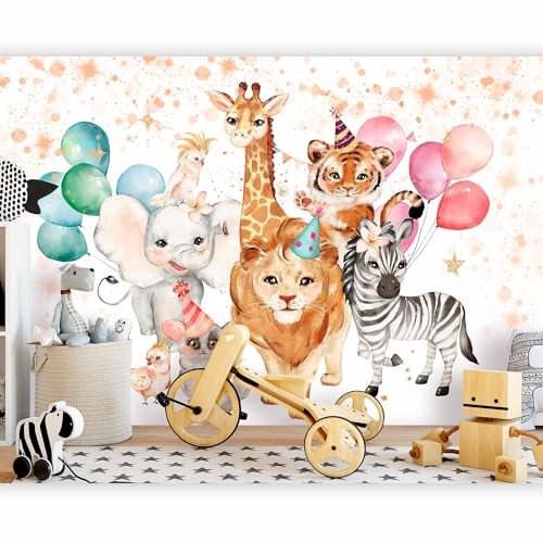 murando - Papier peint panoramique animal 400x280 cm - Revêtement mural décoration salon - Design moderne - Tendances du monde des enfants bébé coloré pour enfants animaux g-C-0367-a-a