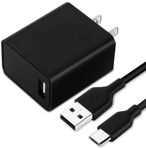 UL Listed Quick Charger Wall Charger, 15W QC Fast Charging USB Charger Power Adapter Wall Plug with 10ft Cord for Motorola Moto E5 Comes with 10 Foot Micro USB Cable