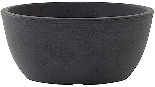 Siena Garden Pflanzschale Malaga 38 anthrazit Ø 38 cm x 17 cm