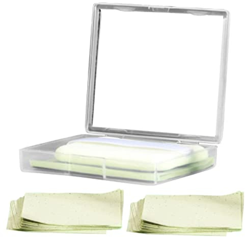 DOITOOL 1set Blotting Sheets for Oily Skin Face Absorbing Paper Mirror Control Shine and Reduce Pores Portable Blotting Paper for Daily Use